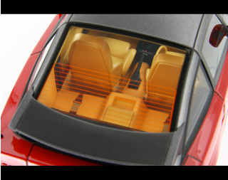 Alfa Romeo SZ (Es 30) 1989 ROSSO ALFA Laudoracing 1:18 Resinemodell (Türen, Motorhaube... nicht zu öffnen!)